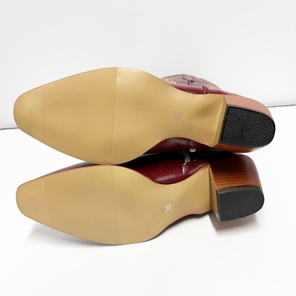 Women’s Red Cowboy Boots Western Cowgirl size EU 38 women’s 7.5 - Picture 7 of 11